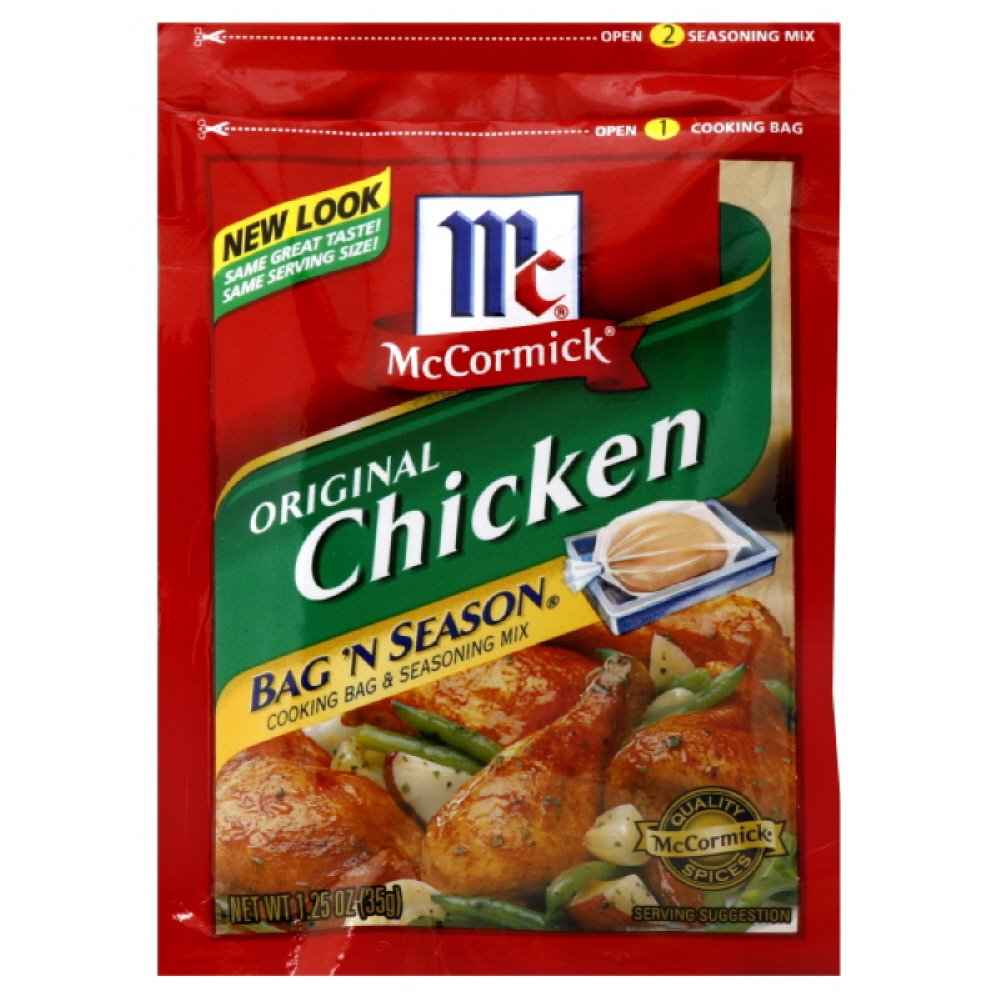 McCormick Chicken, Original, 1.2500-ounces (Pack of 6)