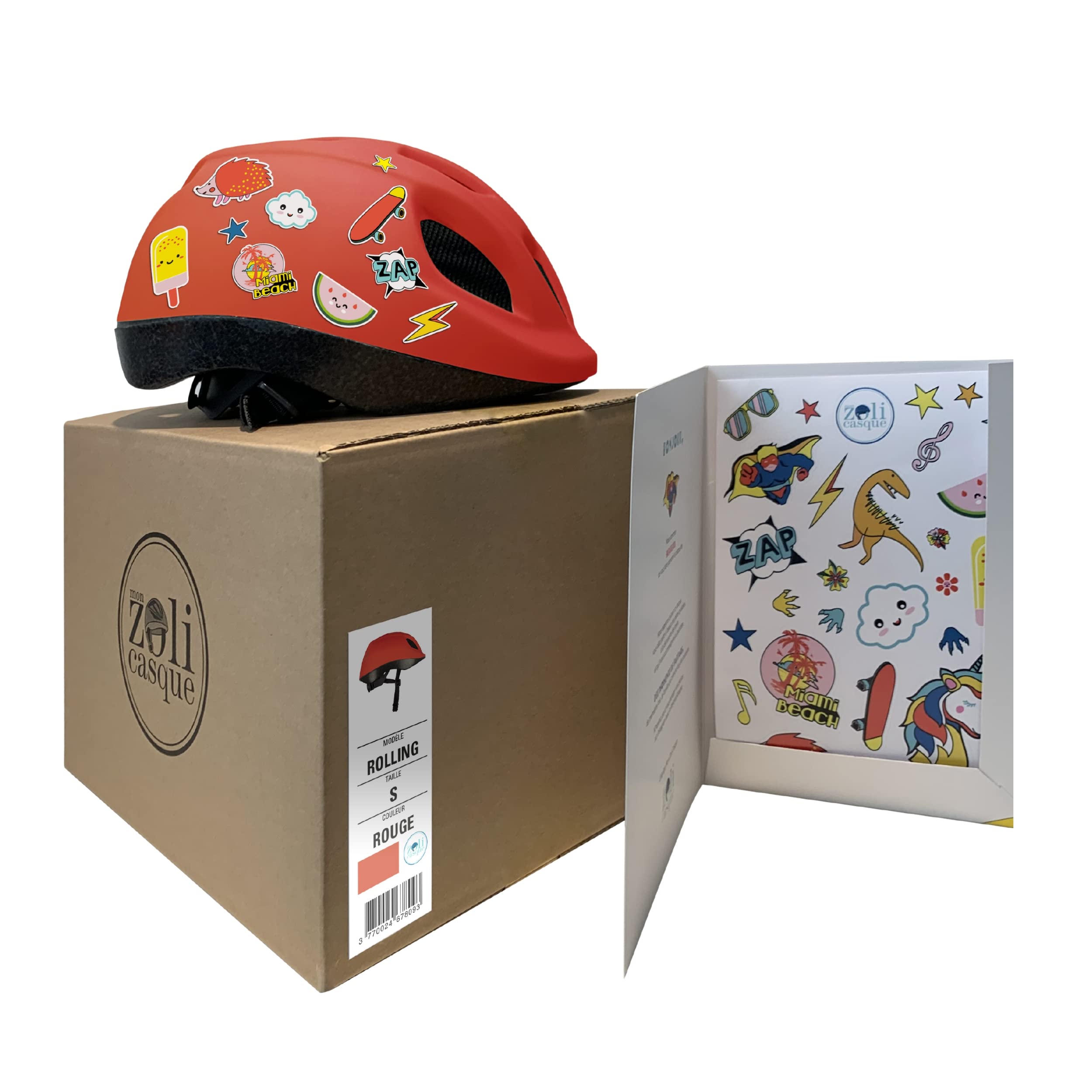 Casque Vélo Personnalisable Enfant 2-13 Ans pour Filles Garçons CE Certifié Protection Skate Roller Draisienne Trottinette Skateboard Cyclisme Casques Ajustable Confortable Respirant