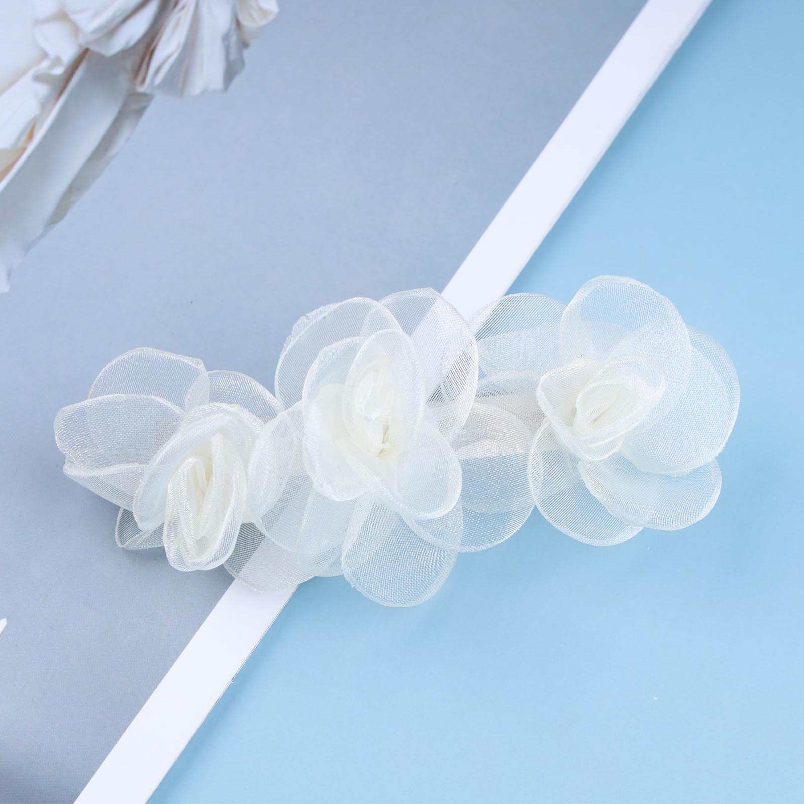 Amazon.com : Xduargs Vintage Flower Hair Clips Camellia Flower  display picture 1