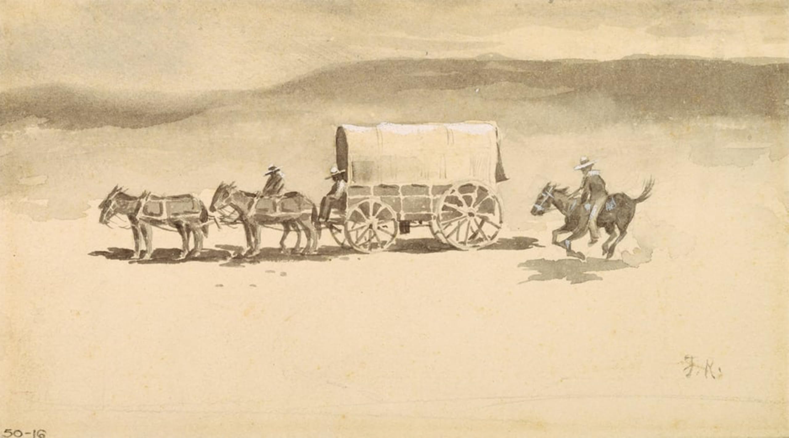 Artxlxxbn No Frame Famous Prints Artwork Pictures Poster Painting Art Untitled By Frederic Remington Artwork Landscape Pictures For Home Decor 60X90cm