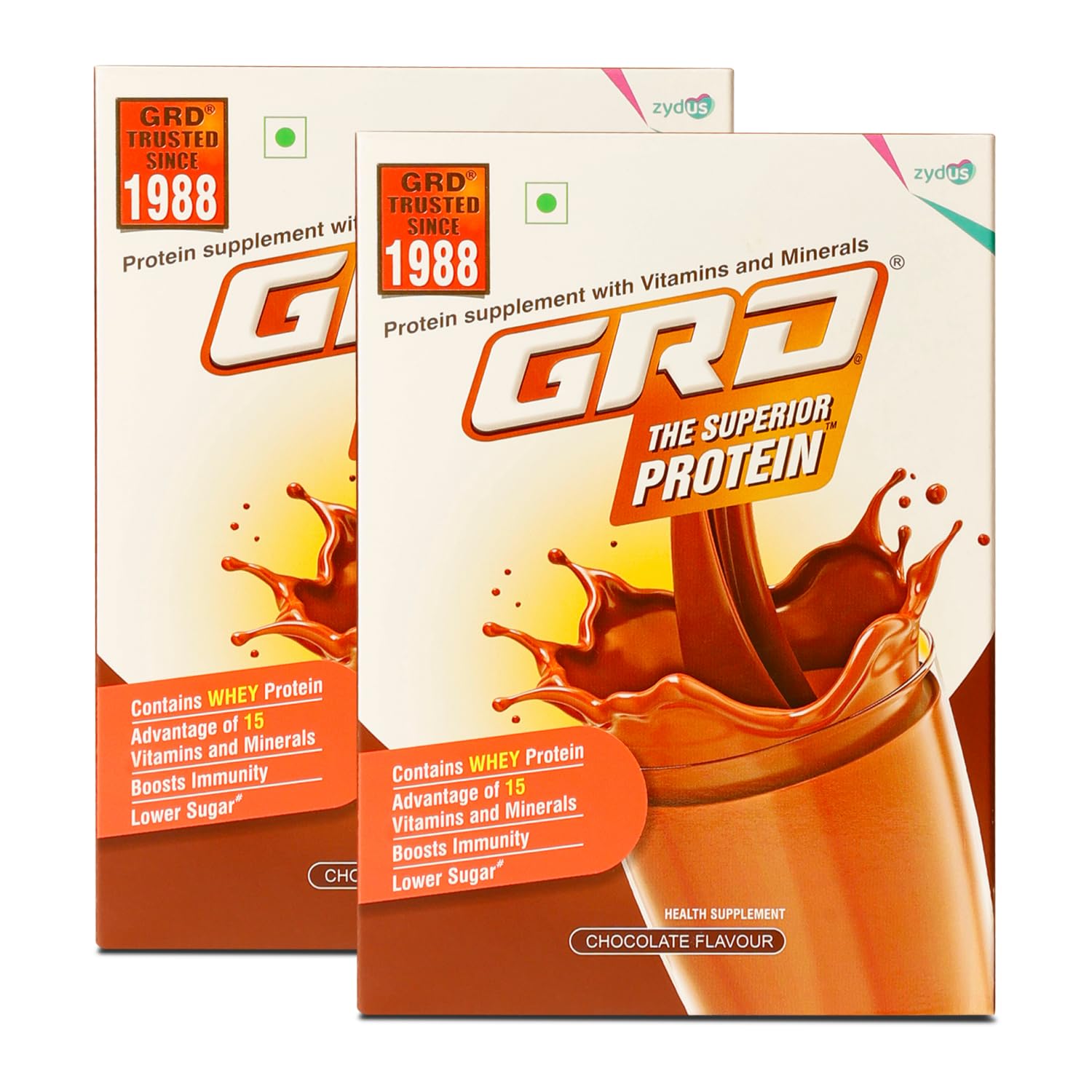 GRD Superior Protein Powder for Adults with 15 Essential Micronutrients To Support Strength, Muscle Growth & Repair and Active Life (400g Bag-in -box, Pack of 2) – Swiss Chocolate (B0BMB6K2W4) Amazon Price History, Amazon Price Tracker