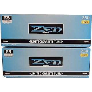 Zen Light 100's Cigarette Tubes -2 Pack, 250 ct per box