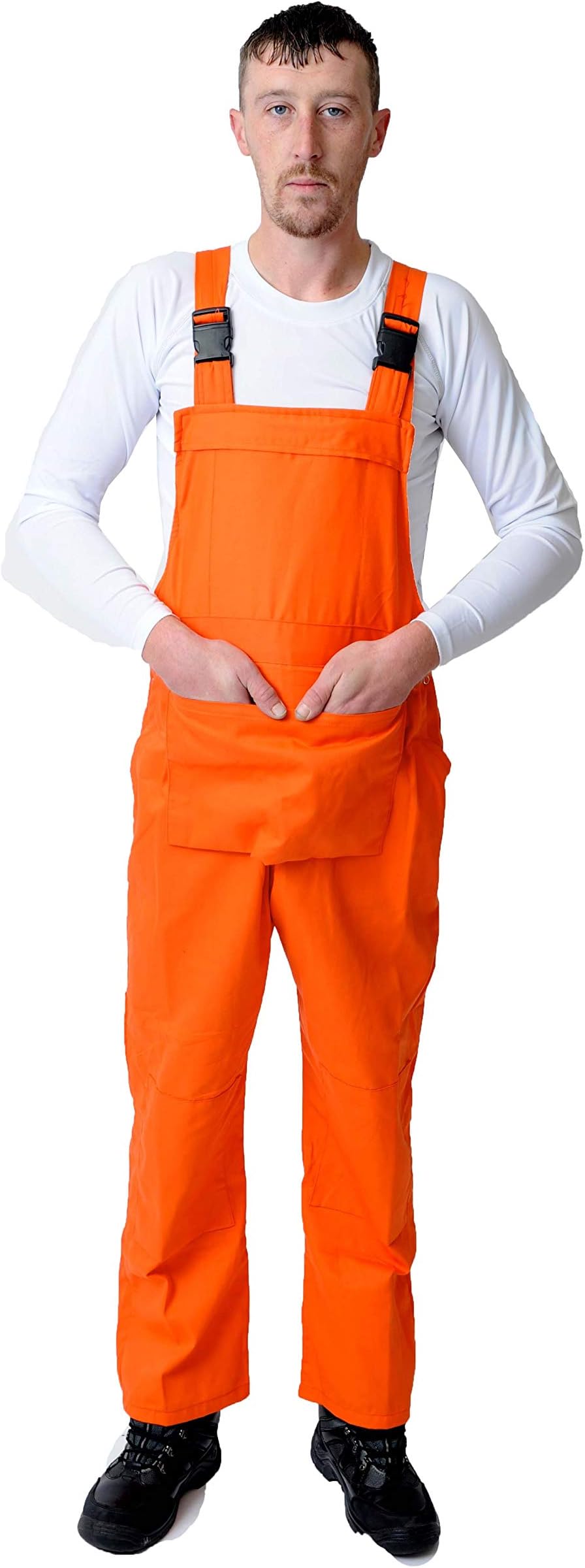Roadmaster Bib and Brace Dungaree Overalls Painters Suit for Decorators Builders (Size Range XXS-5XL, Available in 9 Colors)