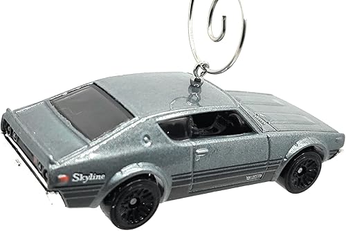 Miniatura 2 de Adorno de Navidad para Nissan Skyline HT 2000GT-R gris
