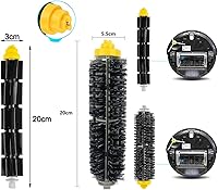 Vista 2 de Piezas de repuesto compatibles con iRobot Roomba 600 Series 614 618 620 630 650 651 665 680 690 692, filtro, cepillo lateral, accesorios de cepillo