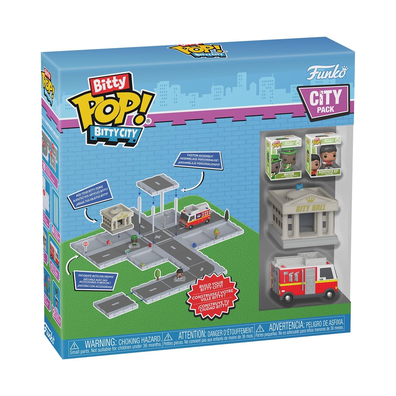 Amazon.com: Funko Pop! Bitty City: Starter Set - Mayor