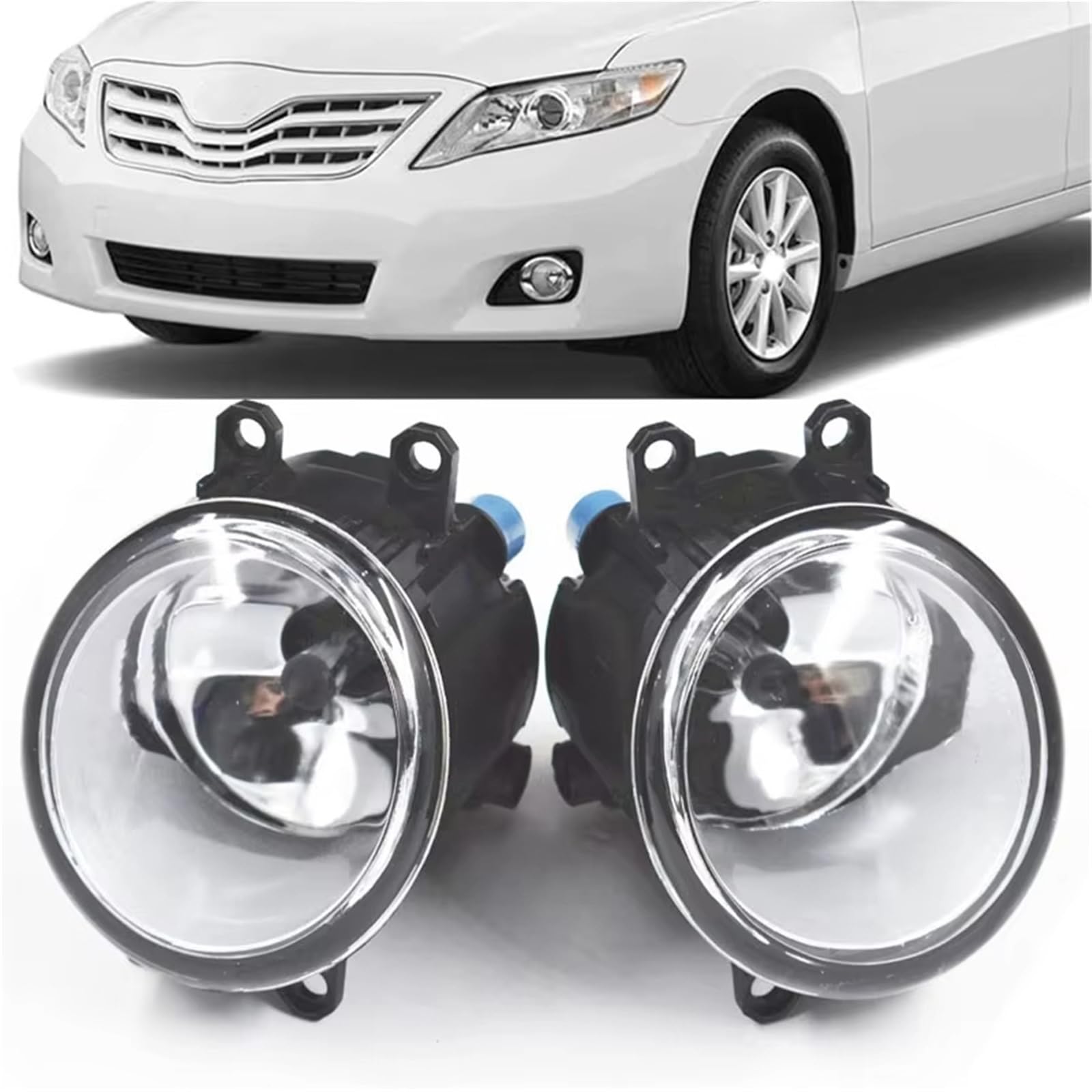 Coche Conjunto Faros Antiniebla Compatible Con Toyota Para Highlander 2008-2010 Para RAV4 2006-2012 Para Yaris 2006-2013 Conjunto De Luces Antiniebla Izquierda Y Derecha 8121006071(Right)