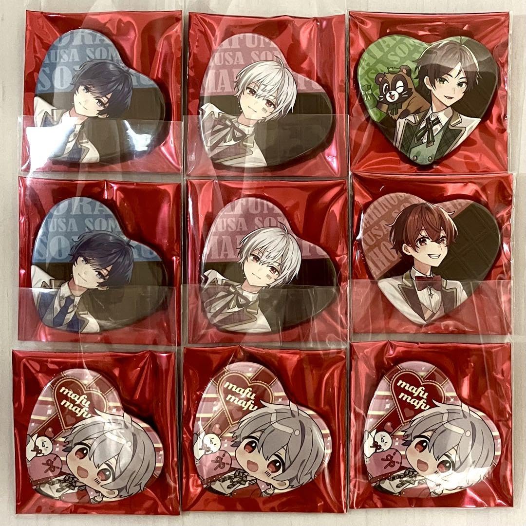 まふまふ そまうさ 缶バッジ 缶バ バレンタイン そらる うら