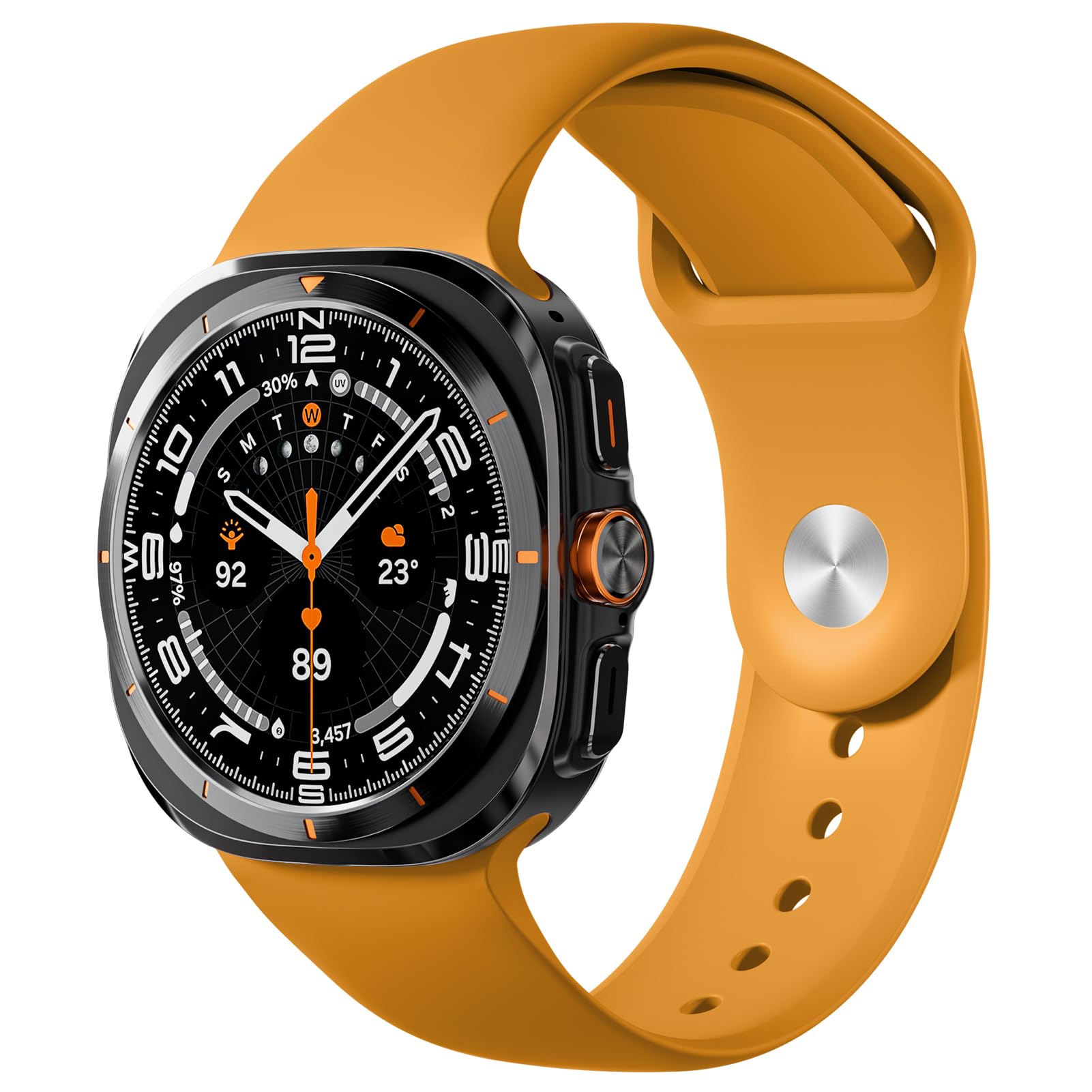 Galaxy Watch Ultra Bands,Sport Band Compatible with Samsung Watch Ultra Band 47mm for Men Women,Soft Silicone Replacement Strap Wristbands for Samsung Galaxy Ultra Watch Band 47 mm (2024)