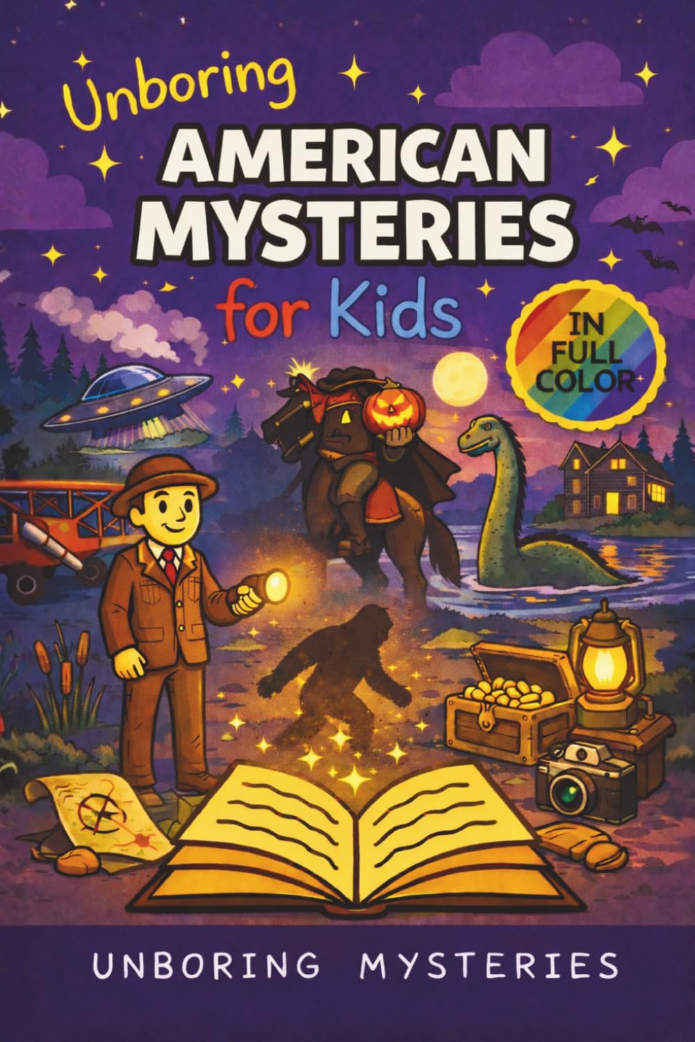 Unboring American Mysteries for Kids: Funny, Fascinating Guide to the Strangest True American Mysteries, Shocking Truths, and Unexplained Events ... Activities for Classrooms and Homeschoolers)