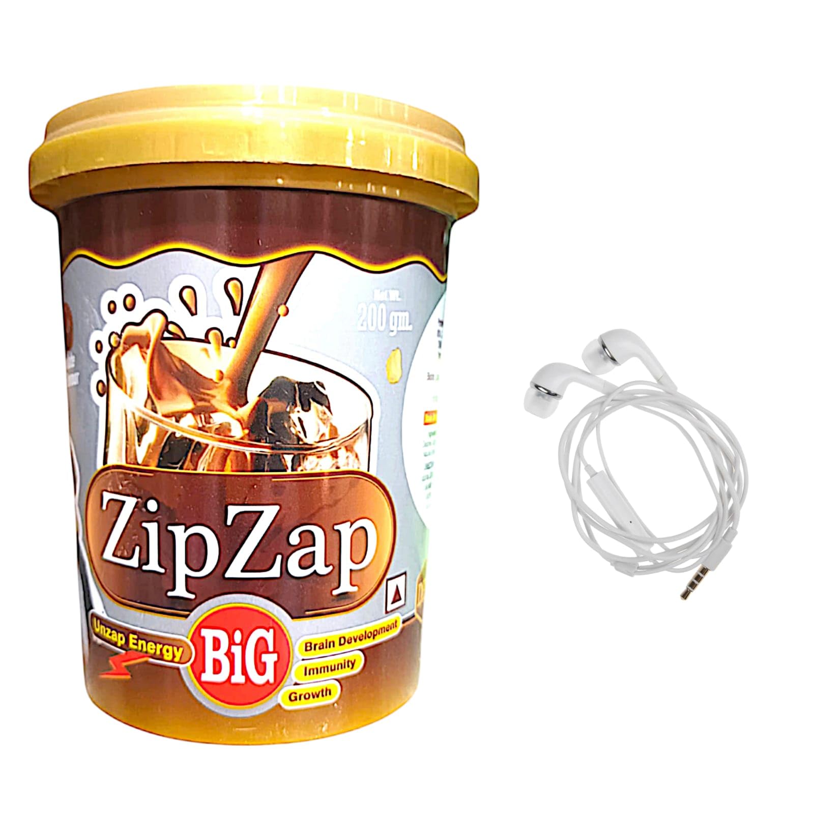big zip zap chocolate health protein powder brain development