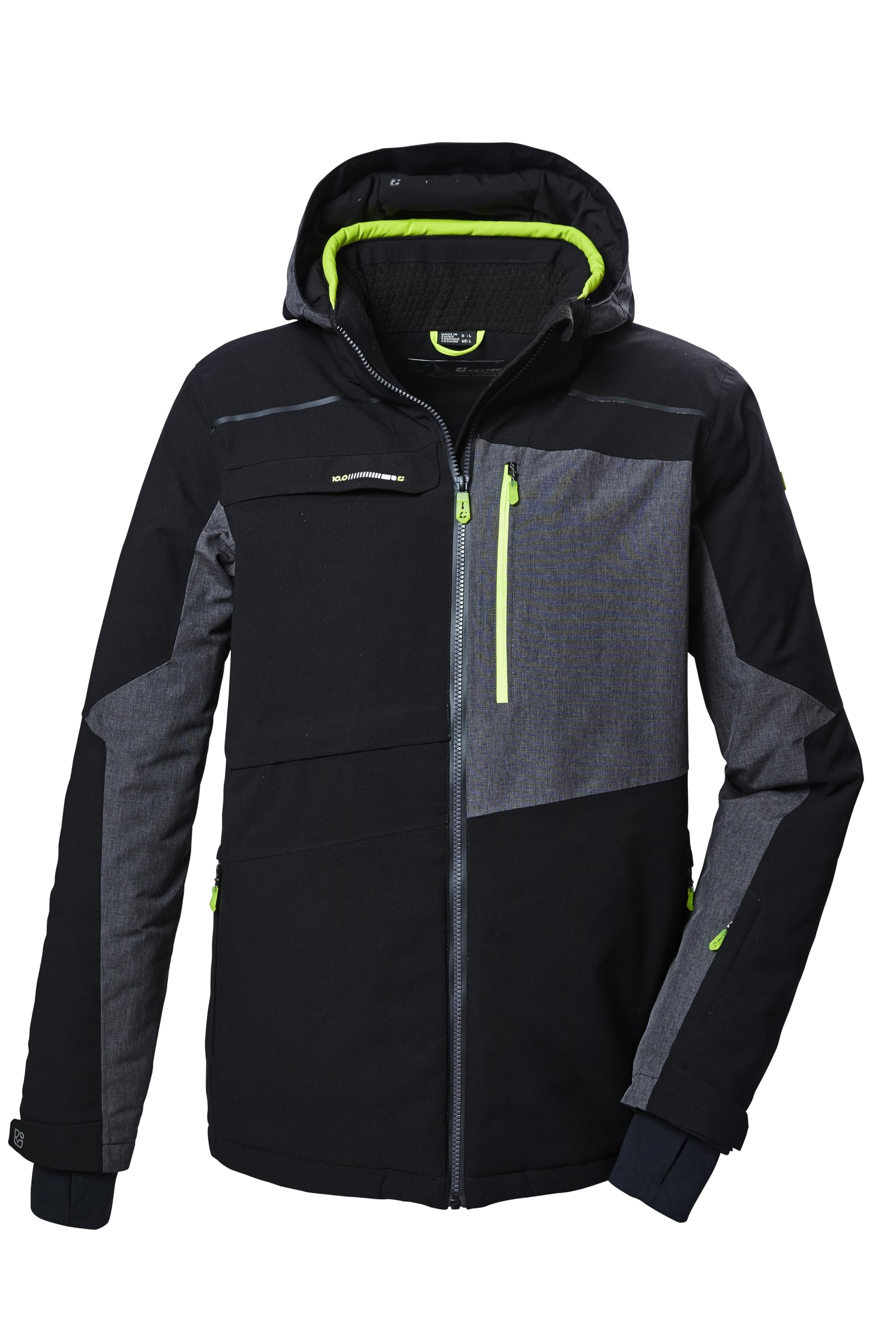 Chaqueta Esquí Killtec Hombre - Impermeable 10.000mm - Transpirable - Capucha Ajustable