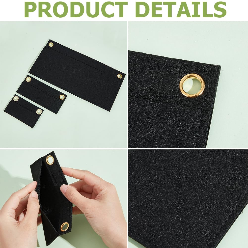 Organisateurs De Sac CREATCABIN - Lot 4 Inserts Feutre Avec œillets - Rangez Vos Affaires Facilement