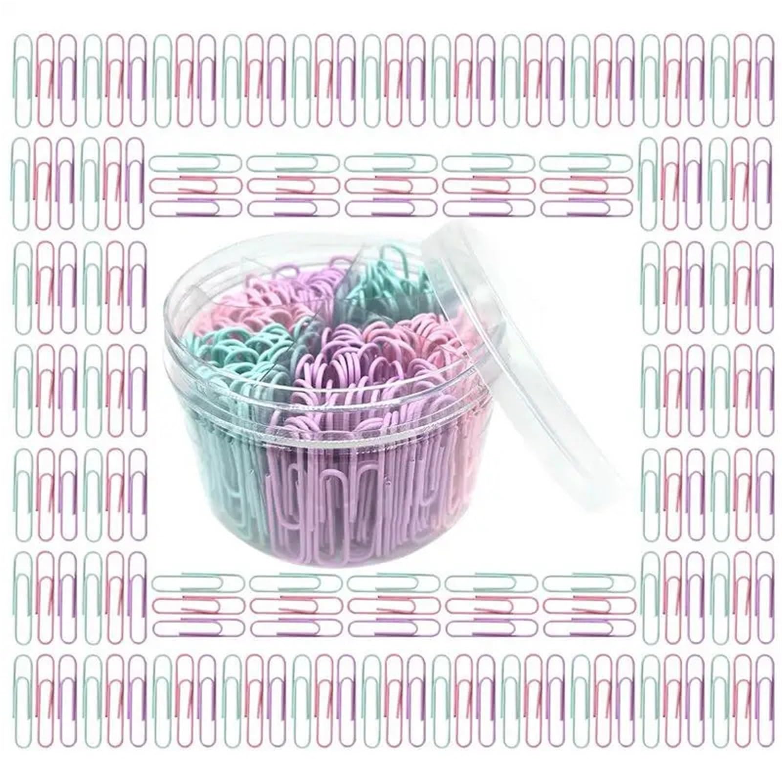 Lot de 900 trombones en métal colorés de 5 cm pour bureau et école, bureau, école, maison