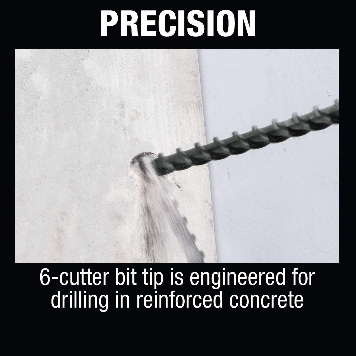 Makita B-64157 1-1/2" x 24" Spline Bit, 6-Cutter