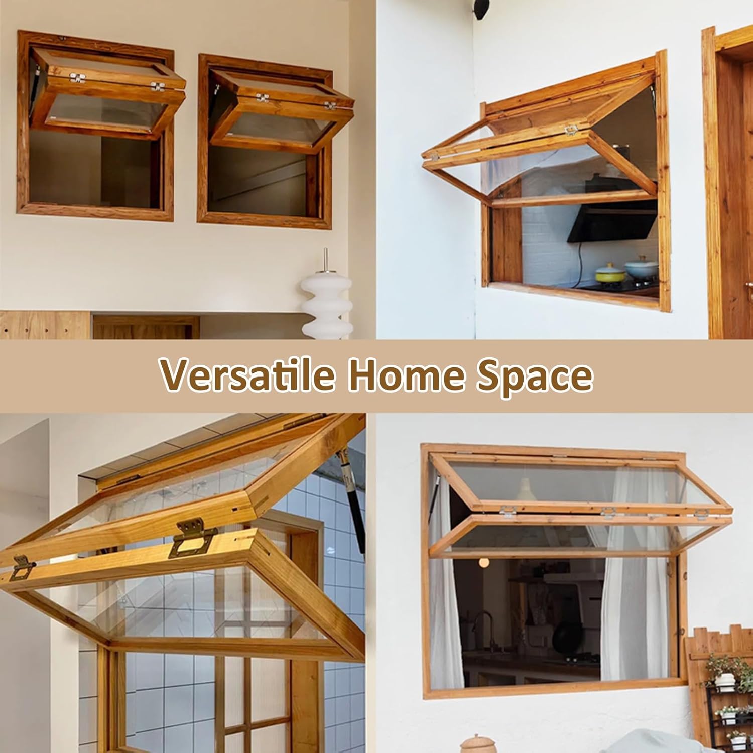 Vertical Folding Windows Food Truck Concession Window 5mm Reinforced Glass Folding Windows for Kitchen Laundry(39.37x51.18in)