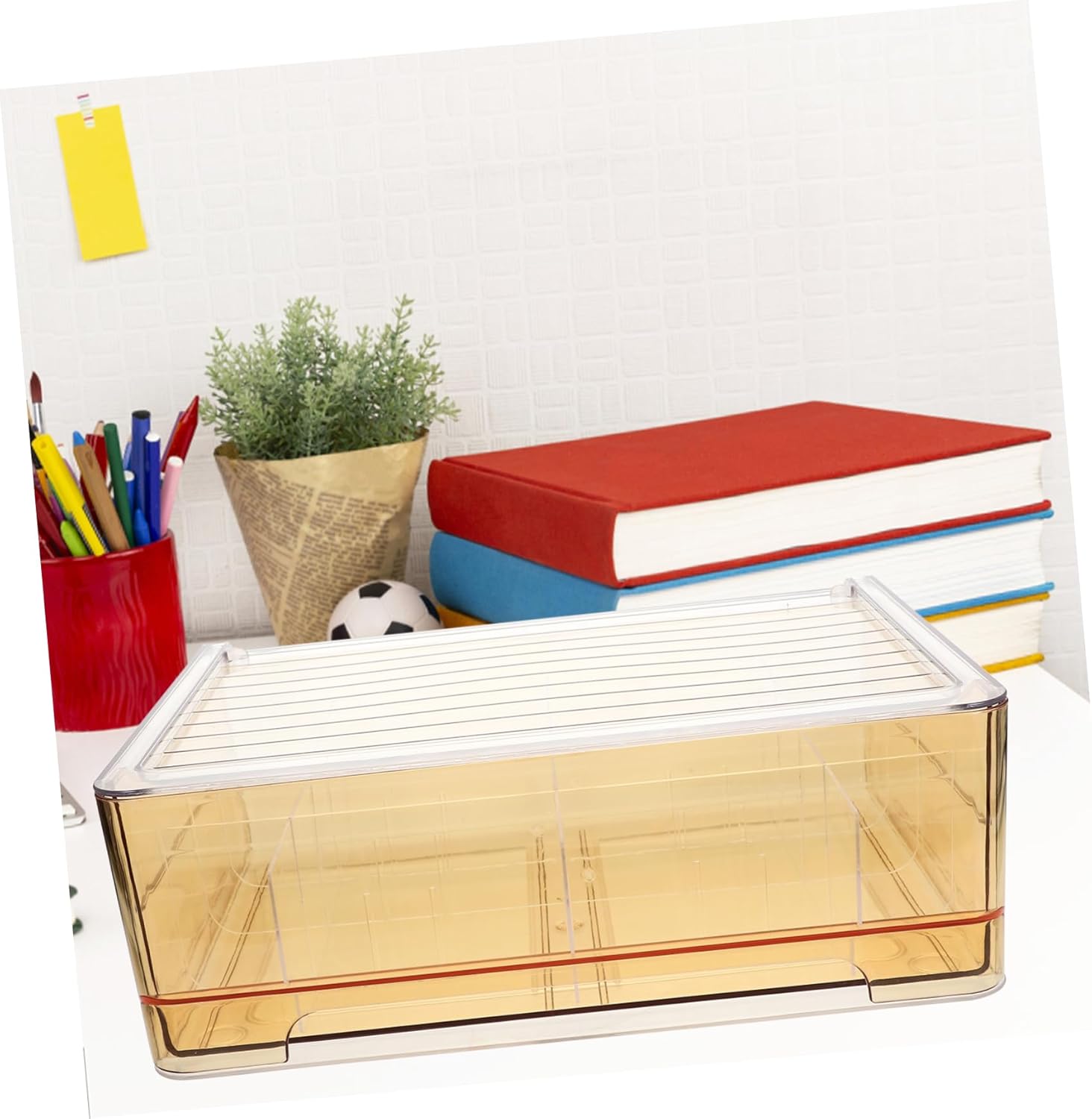 Luxshiny 16Grid Underwear Organizer Bin with Stackable Storage for Socks Ties and Accessories Efficient Clothing Organization for Closets and Dressers Includes Classification