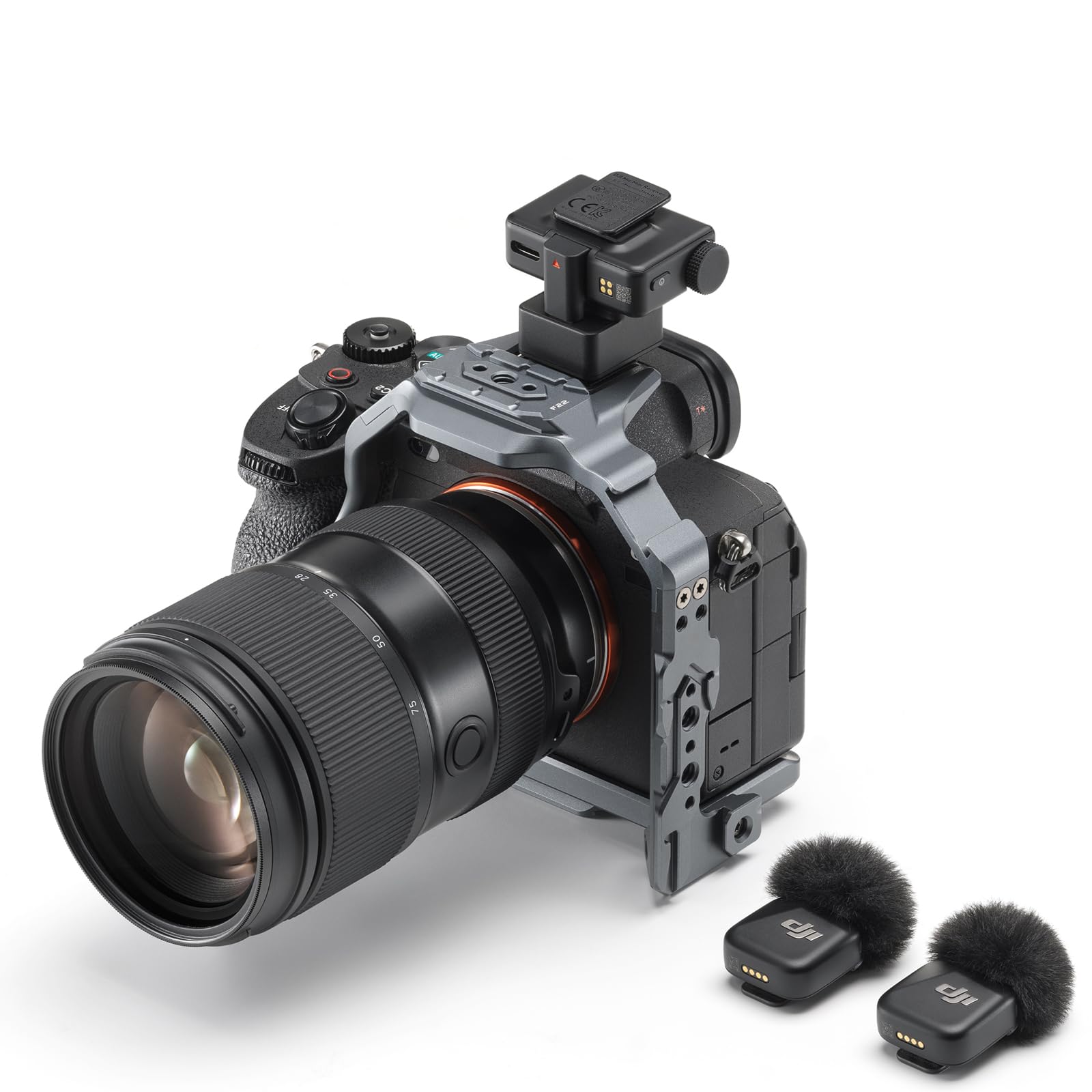 Mini adattatore per fotocamera DJI Mic 3/Mic Mini, collegare il ricevitore per Sony A6700 ZV-E10 A7C A1 A9M3 FX3 fotocamera MI Hot Shoe, mini accessori DJI Mic
