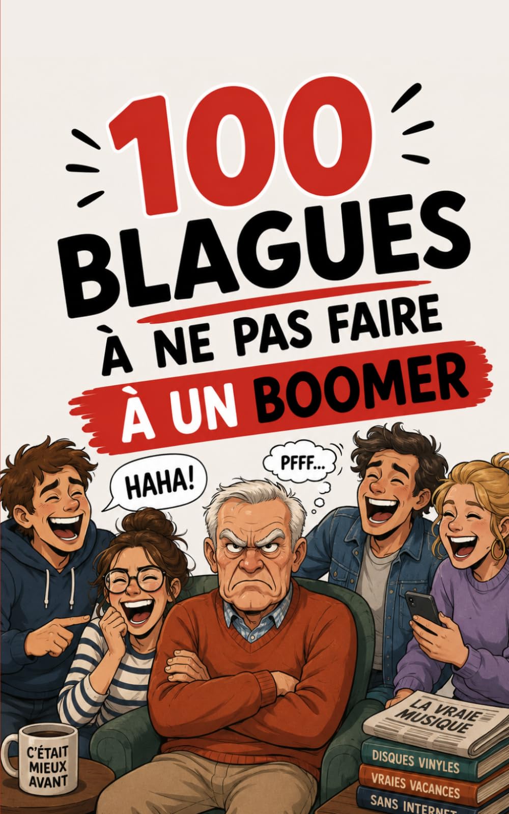 100 blagues à ne surtout pas faire à un Boomer: Le guide de survie intergénérationnel. Humour, retraite et Wi-Fi : le cadeau idéal pour vos parents, ... Boomer". (100 blagues à ne pas faire à...)