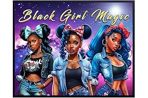 Black Girl Magic: Inspiring & Empowering African American Wall Decor