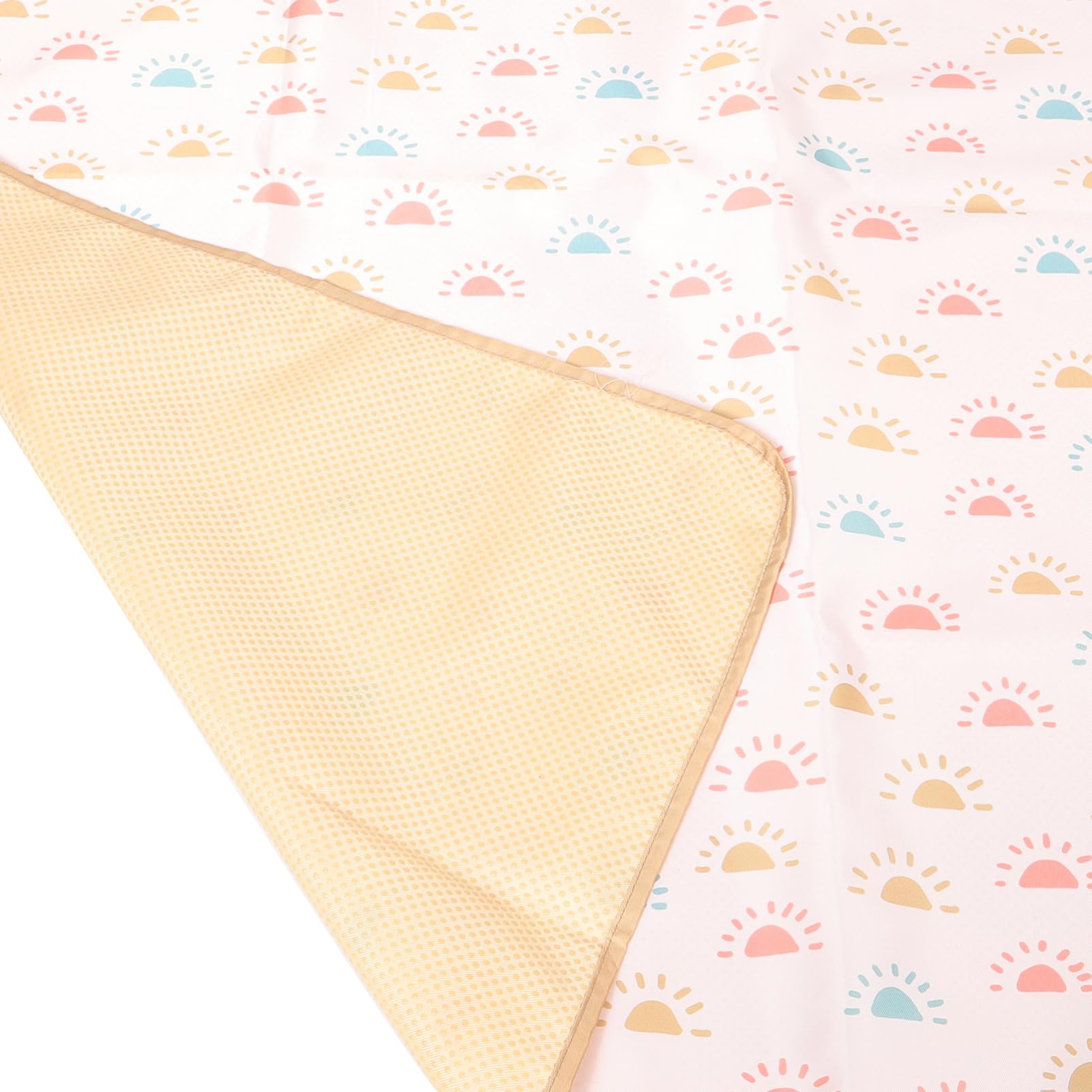 Tapis de Sol pour Chaise Haute Pliable Antidérapant en Polyester pour Bébé