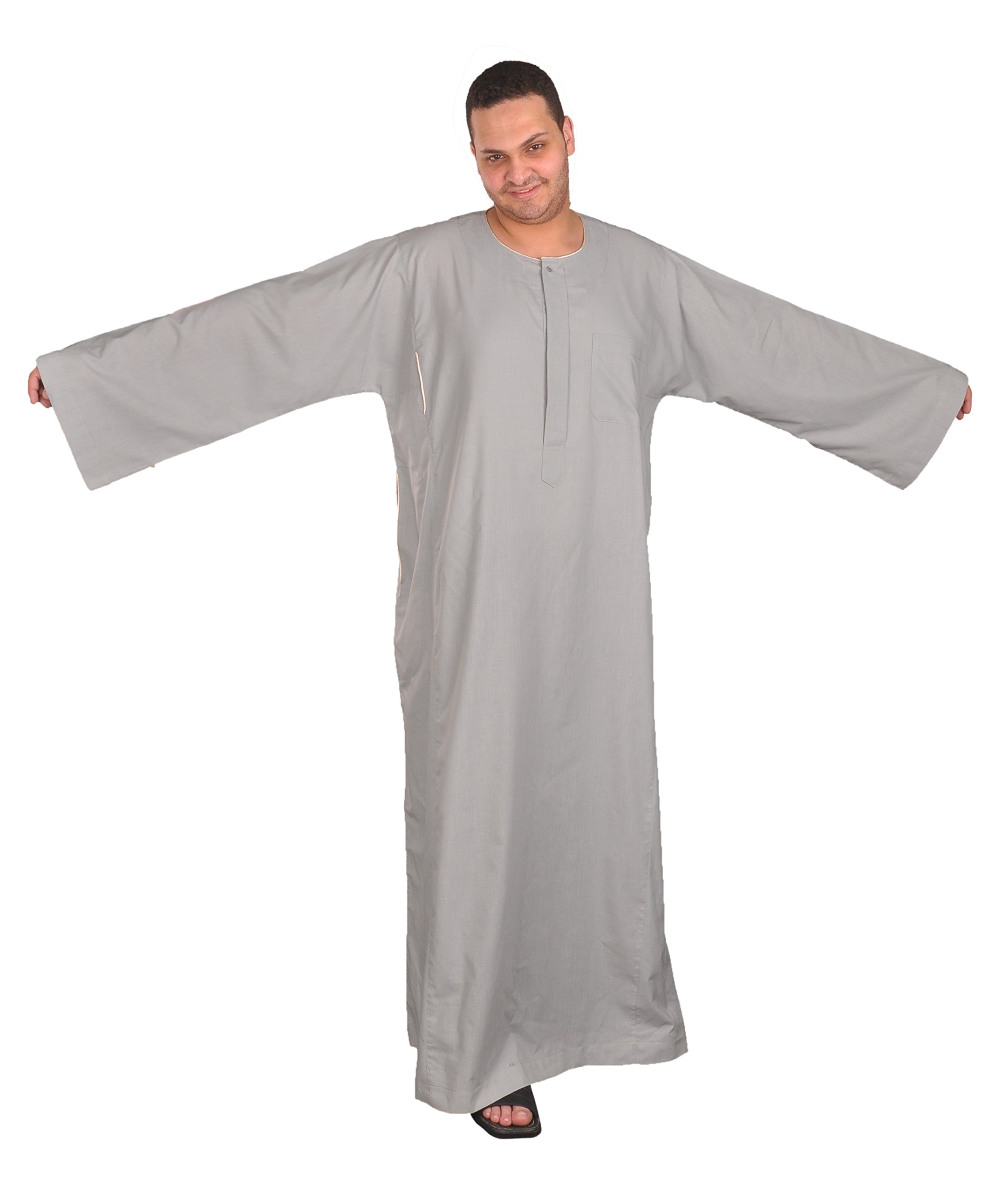 Herren-Kaftan im Falahi-Stil, Farbe: grau