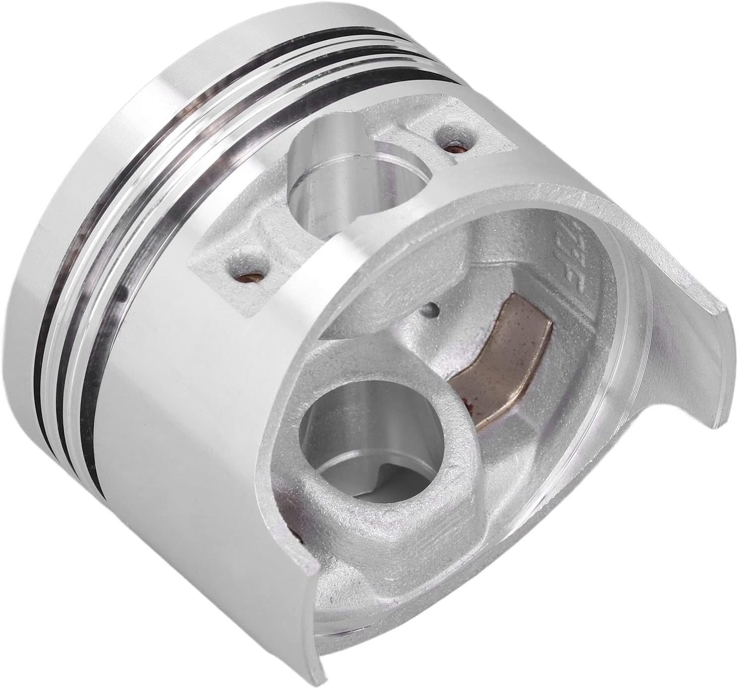 Liyes Reemplazo de Pistones, Tamaño Estándar, Resistente a la Corrosión, Aleación de Aluminio, Mini Pistón Compacto de Alta Resistencia para Cultivador(173F)
