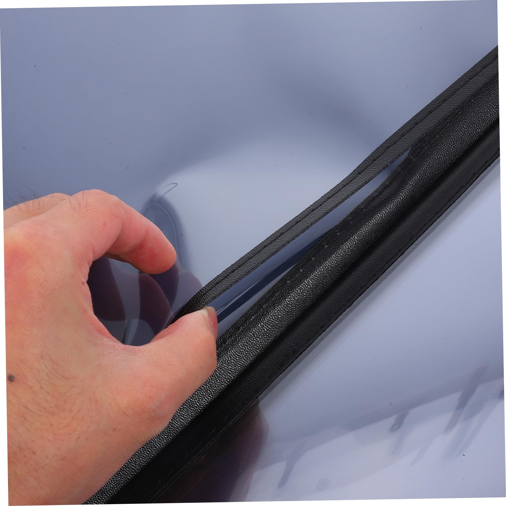 Portamenús para Restaurante de 4 Páginas, 2 Piezas, Pu/pvc Azul | Fundas Transparentes, Uso en Bares y Comedores, Estilo Clásico y Simple, Limpieza Sencilla