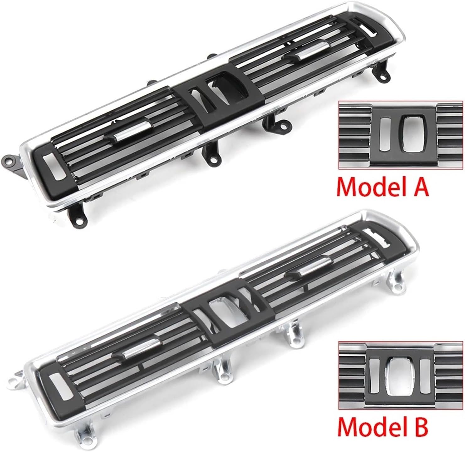 Compatible With BMW 5 Series Front Middle Left Right Rear Air Conditioner AC Vent Grille Cover Panel GT F07 528 535 550 2010-2017(Rear-D)