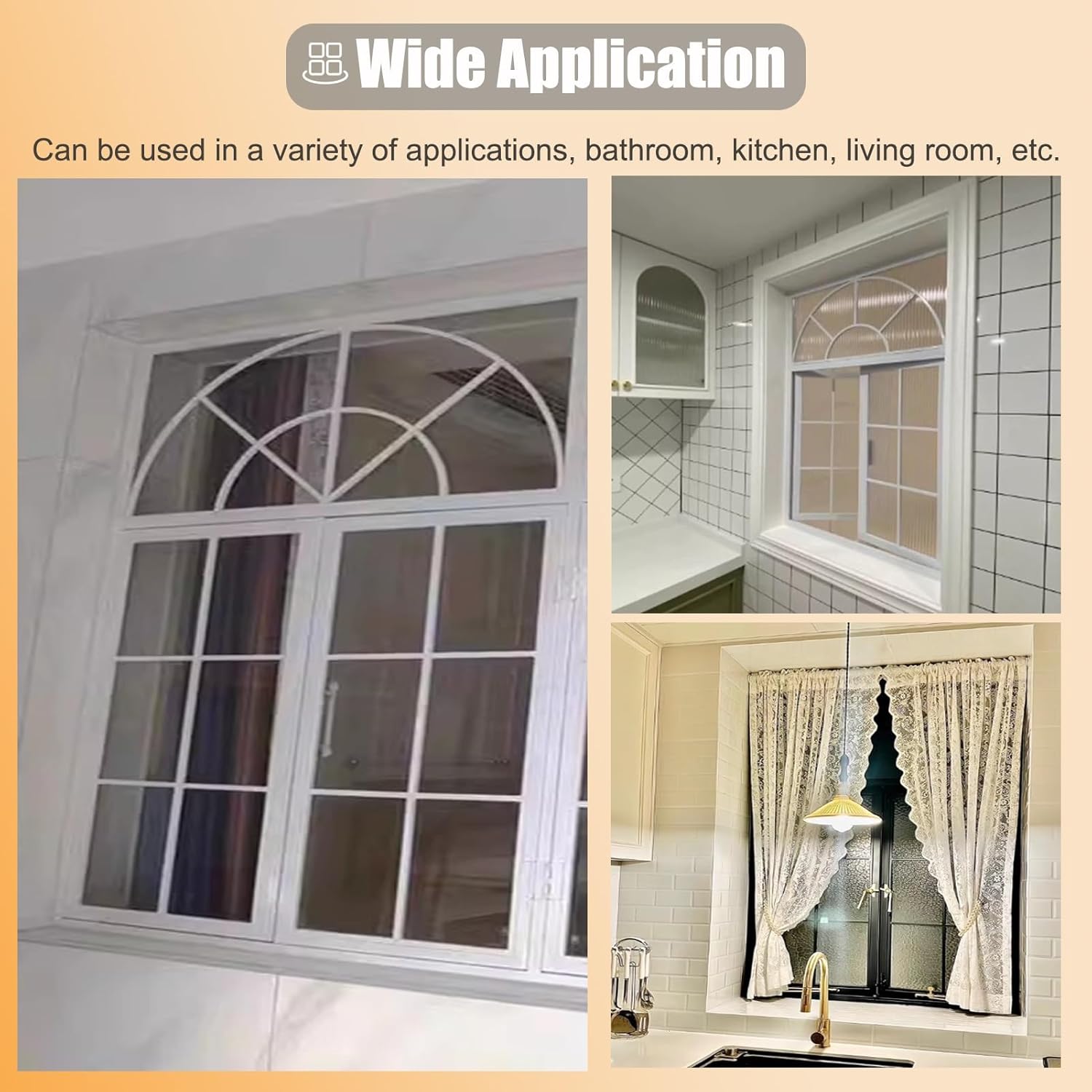 Bathroom Privacy Windows for Interior, Playhouse Shed Window with Tempered Glass & Handles, Bedroom Replacement Window for Camper/Hallway/Toilet(Style 1,32x42in/81x106.5cm)
