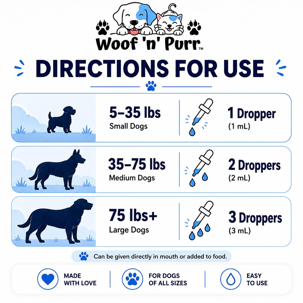 Taurine for Dogs - Taurine Supplement for Dogs - Supports Healthy Vision, Heart, Immune System, & Much More - Dog Heart Supplements - Dog Heart Health - 1 fl oz - Bacon Flavor — Amazon image 3