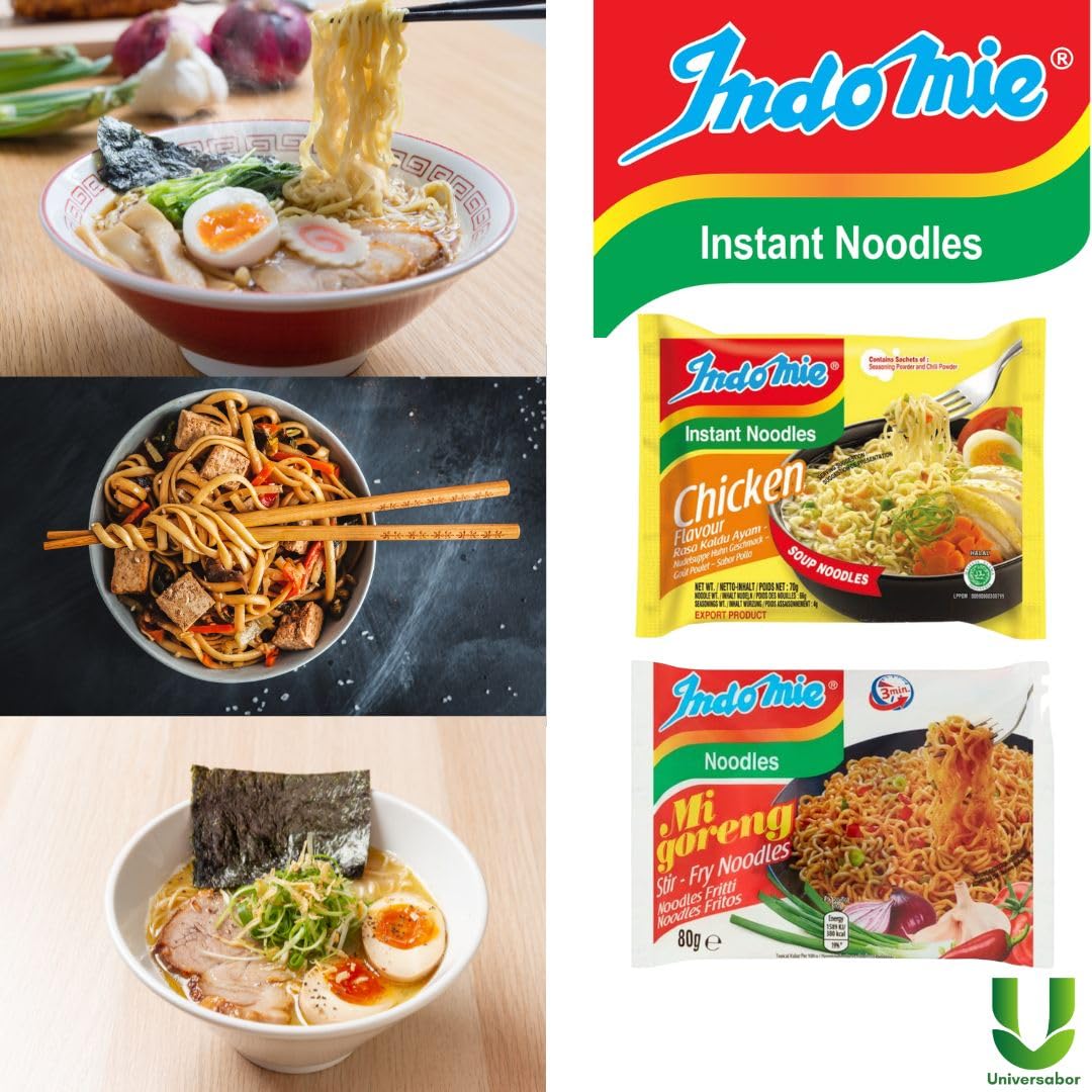 Indomie Noodles Mixto Pack 10 x 820g Mi Goreng Pollo