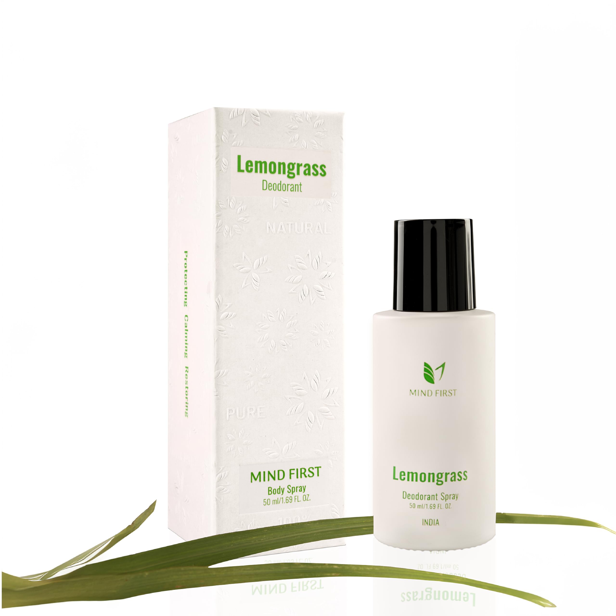 Mind First Lemongrass Natural Luxury Deodorant 50ml | Made with Essential Oils | Pure, Authentic & 100% Skin-Friendly Long-Lasting Deodorant for Men & Women | Perfect for Gifting-image-17