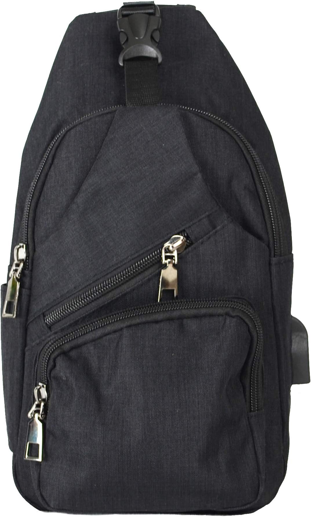 NuPouch Daypack Anti-Theft Backpack, Black