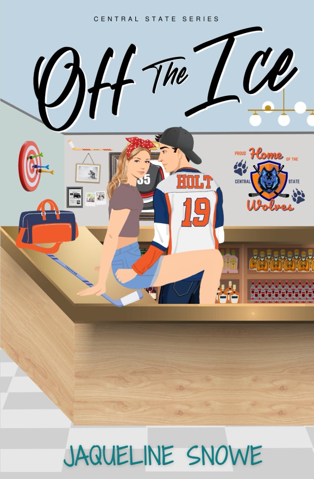 Off the Ice: a sunshine/grump, forced proximity romance (Central State)