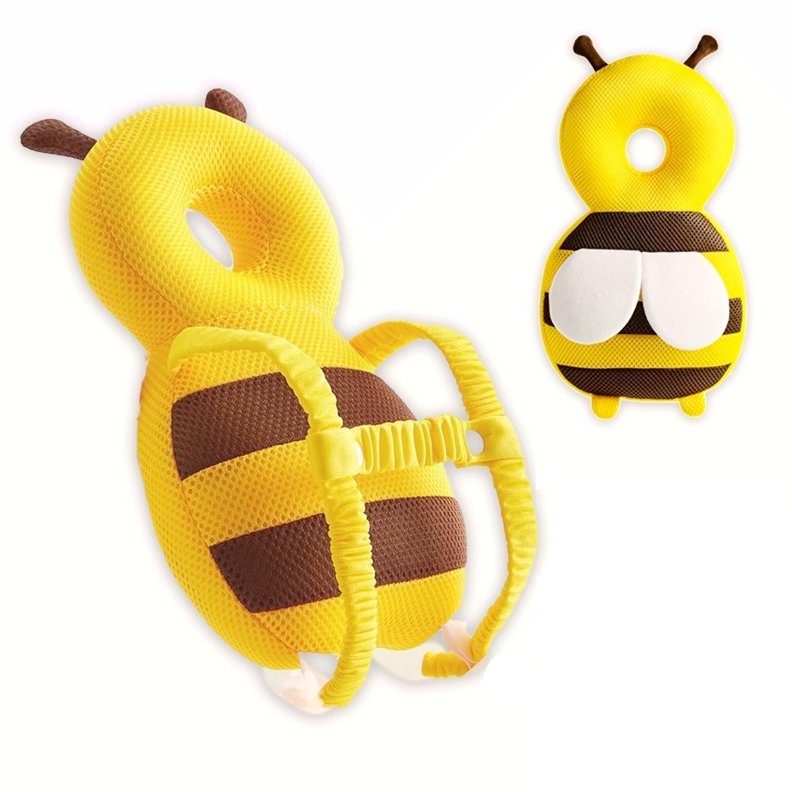 Mochila protectora de cabeza de bebé para niños pequeños, protección de la cabeza para que el bebé gatee, camine y caiga hacia atrás, cojín de aterrizaje suave