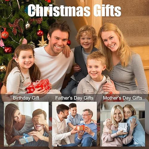 Miniatura 6 de Marco de fotos de cristal personalizado, retrato de fotos de cristal 3D personalizado con texto grabado, regalo ideal para mujeres, hombres, papá,