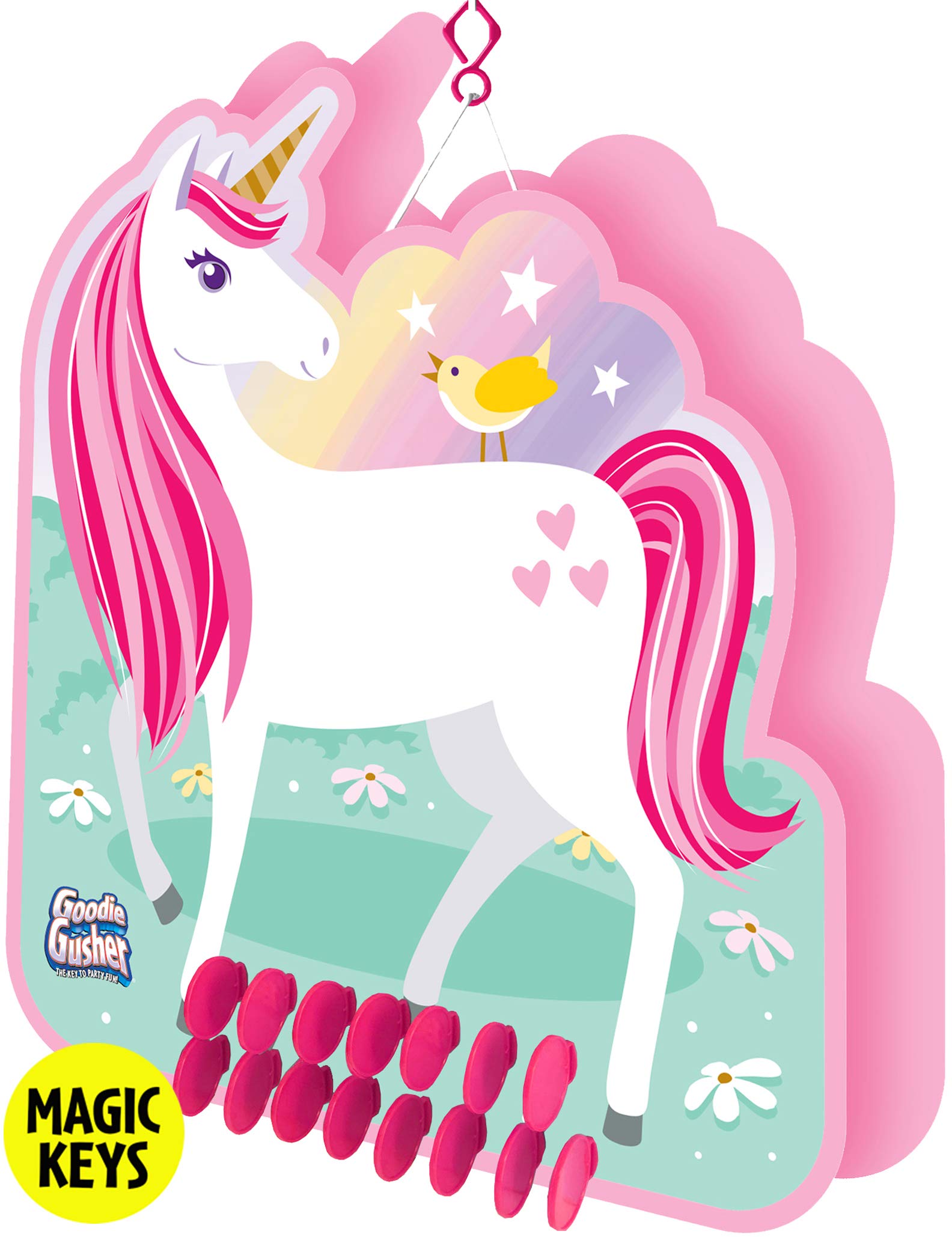 PiÃƒ±ata Pink Unicorn 15 Keys