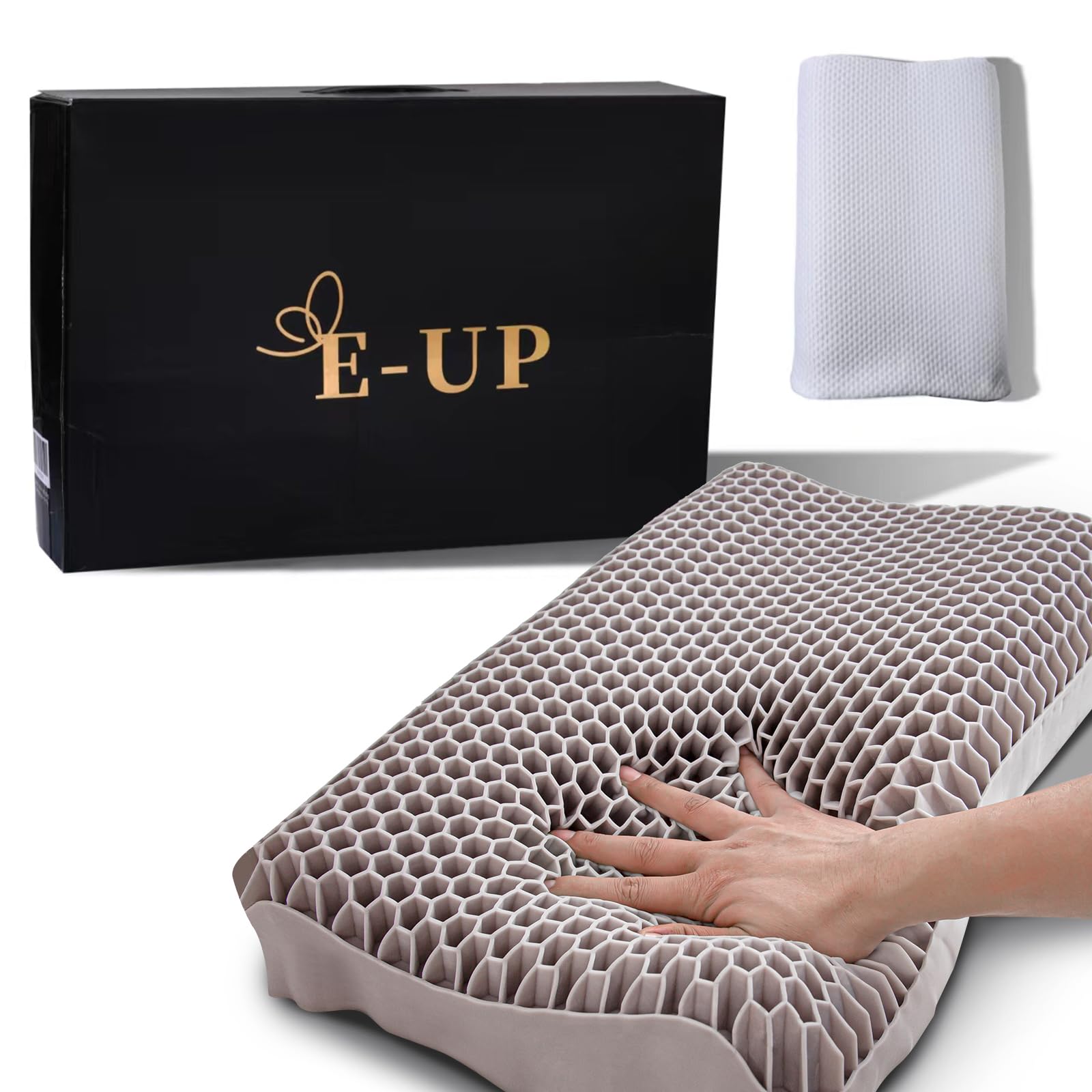 E-UP プレミアム 3Dウェーブ枕 Amazon｜E-UP 枕 まくら TPE ハチの巣 柔らかい 首が痛くならない 人気