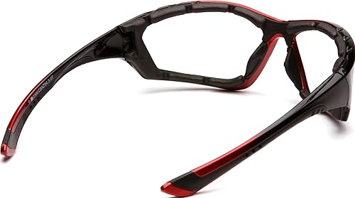Vista 27 de Pyramex Safety Gafas de seguridad Accurist, color negro, lente antivaho gris