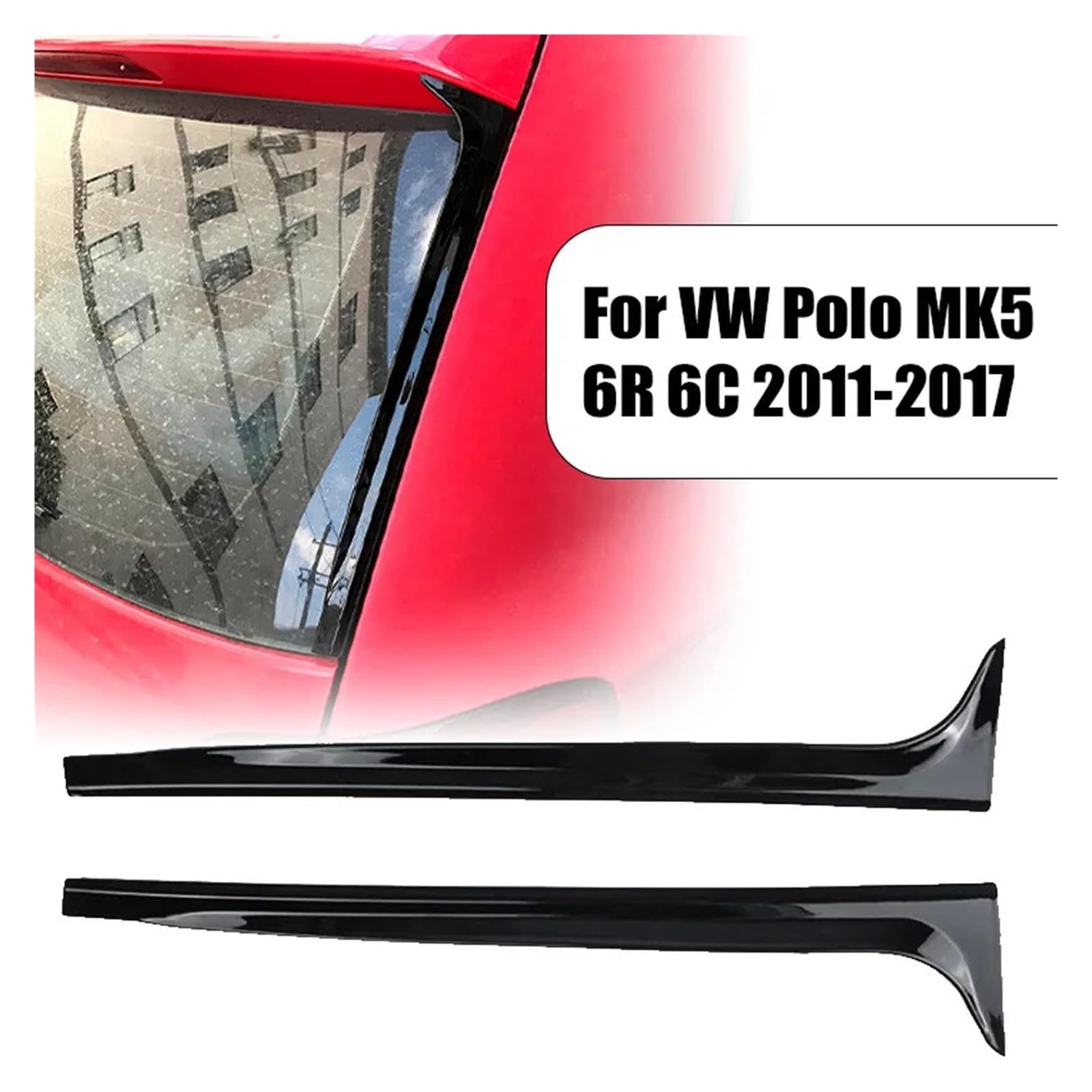 Para tylnych szyb,spojlerów bocznych,Compatible With VW,for Polo