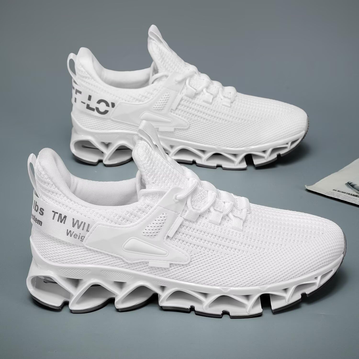 Mens Walking Shoes Running Slip on Tennis Casual Fashion Blade Sneakers Comfort Wor... - Image 6