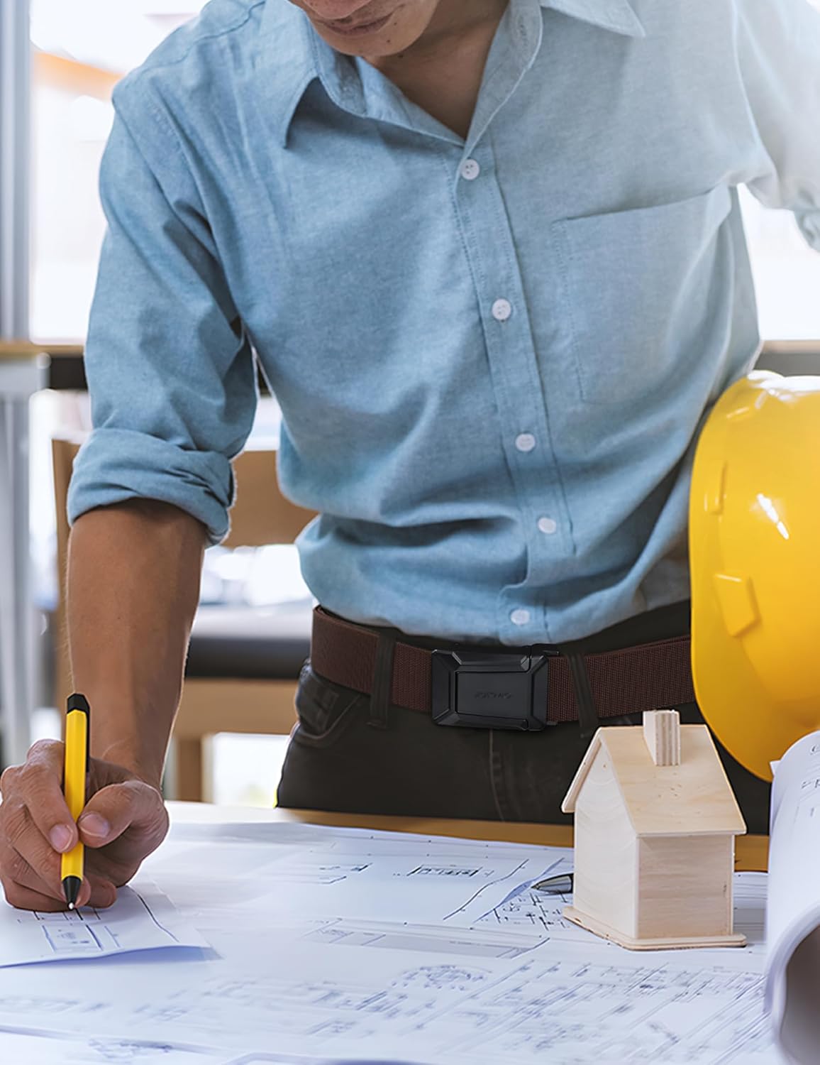 JUKMO Stretch Tactical Belt for Men,2 Pack Military Work Rigger Hiking 1.5" Elastic Nylon Web Quick Release Belt in Gift Box - Image 5