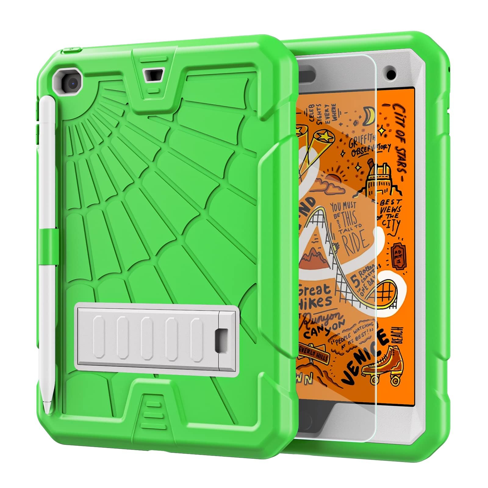 TSQQST iPad 9th/8th/7th Generation Case for Kids w/Glass Screen Protector — Amazon image 13