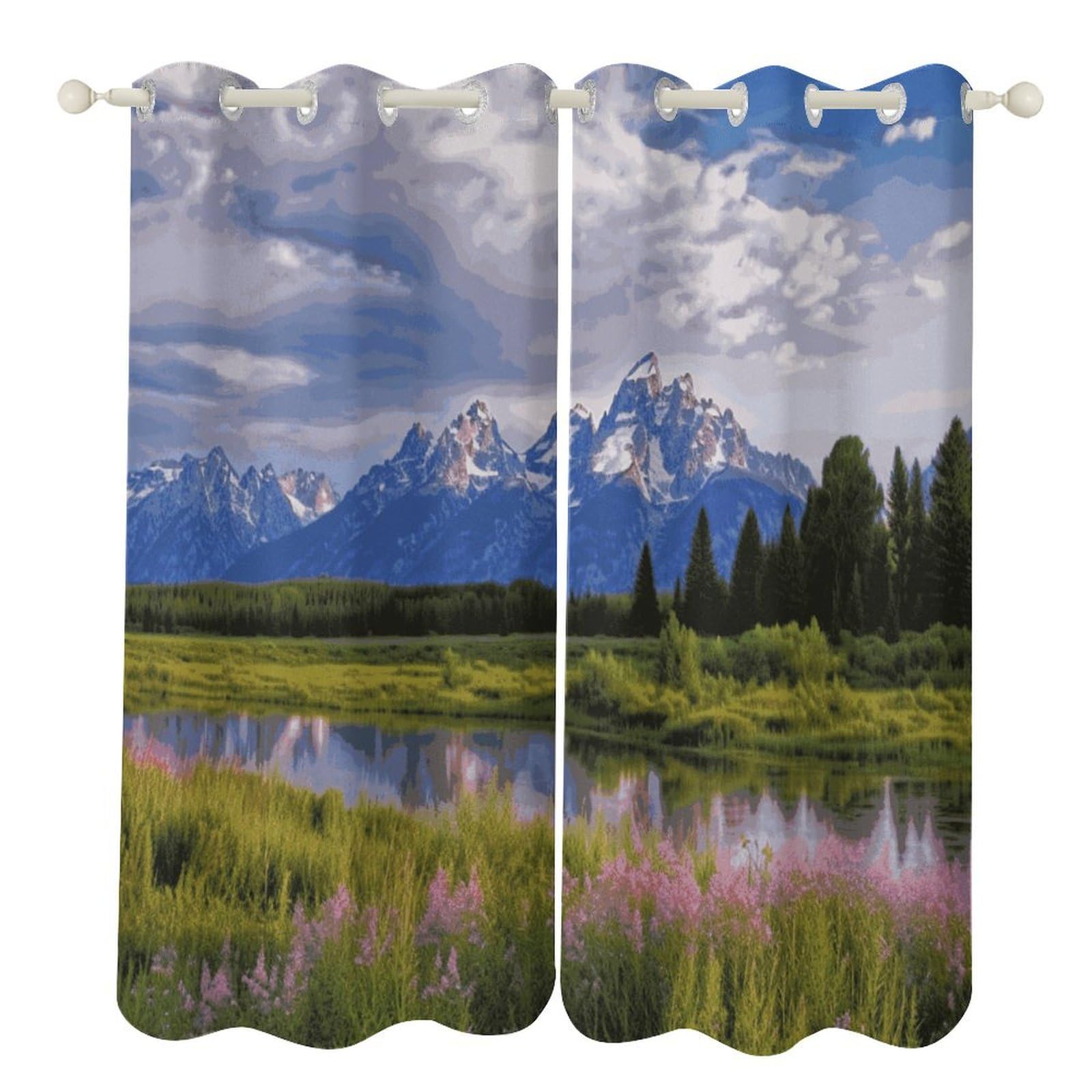 Rideau occultant Grand Teton 132x213 cm isolant thermique pour chambre