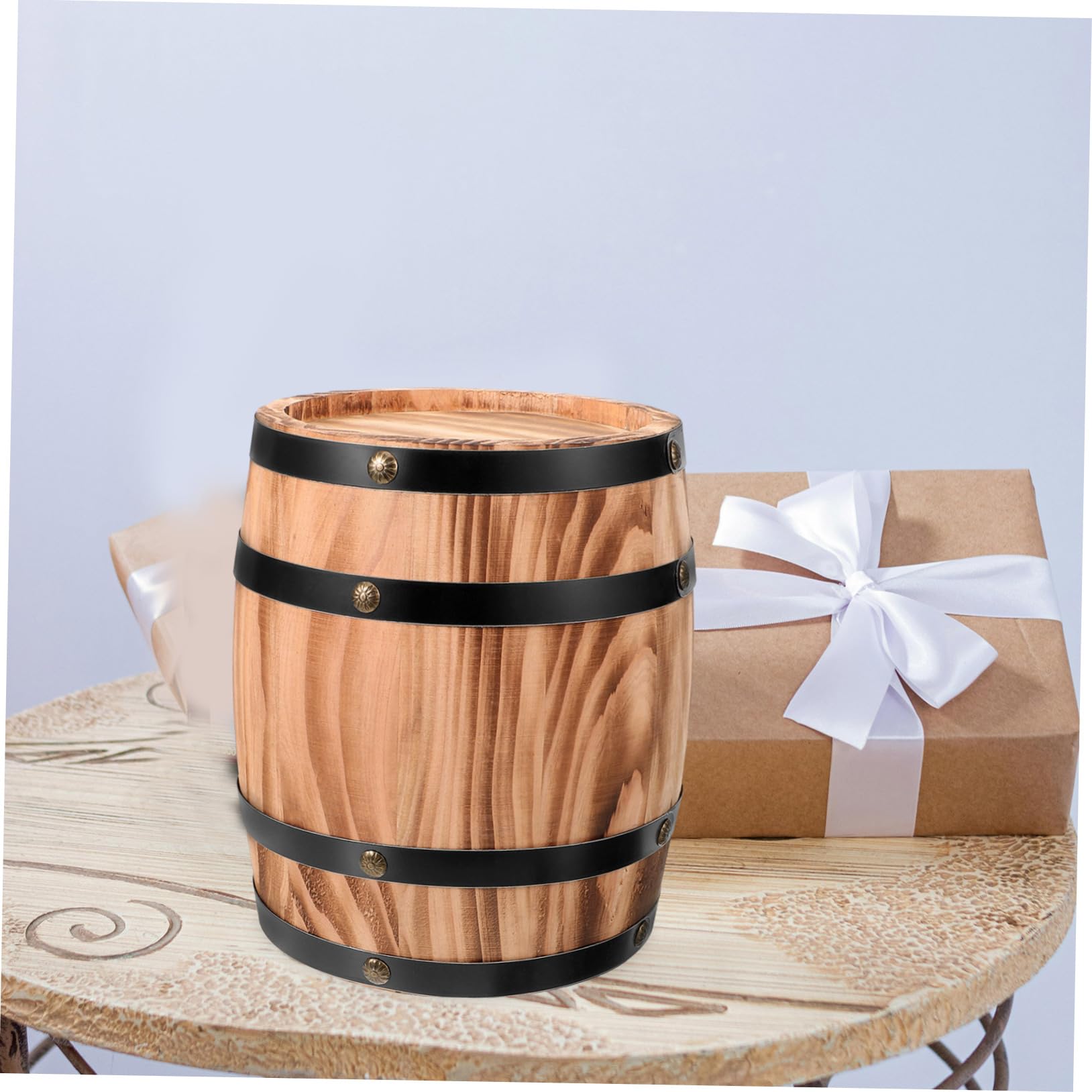 Amazon｜CRAFTHROU 樽 装飾 木製 樽 置物 ワイン 樽 写真 小道具 バー