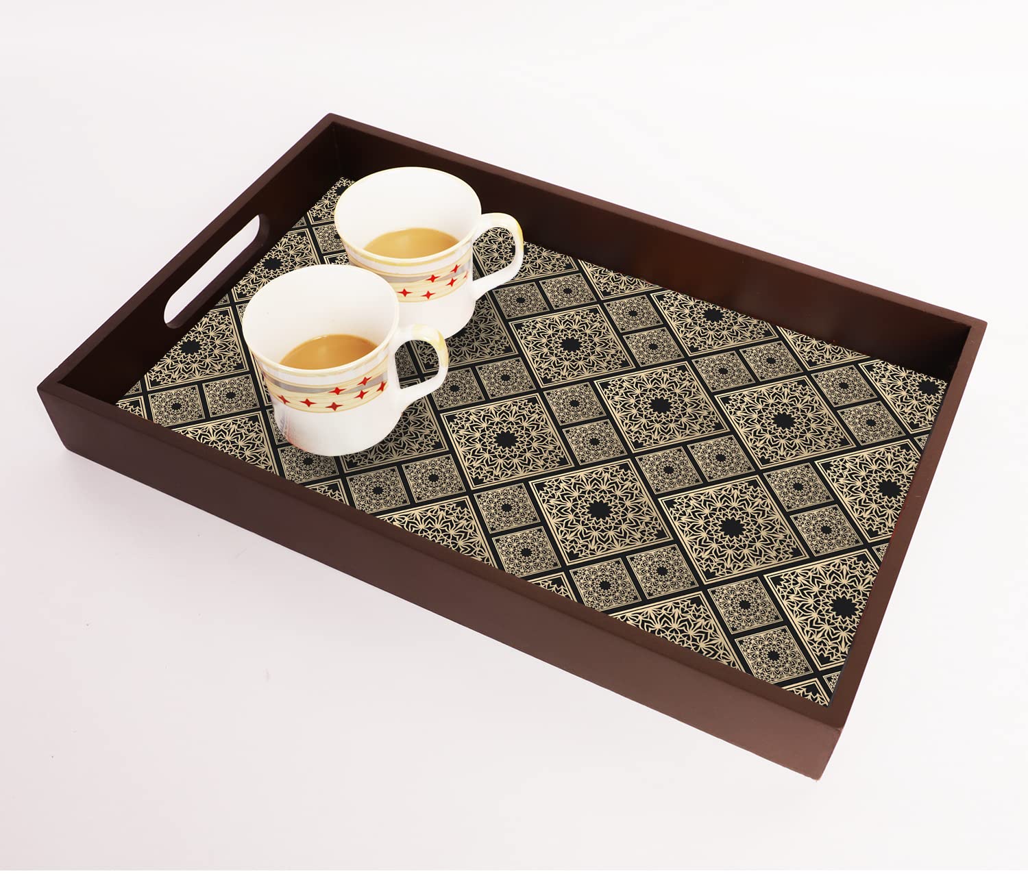 Creative Print Solution Morical Design Serving Tray for Dinner /Lunch