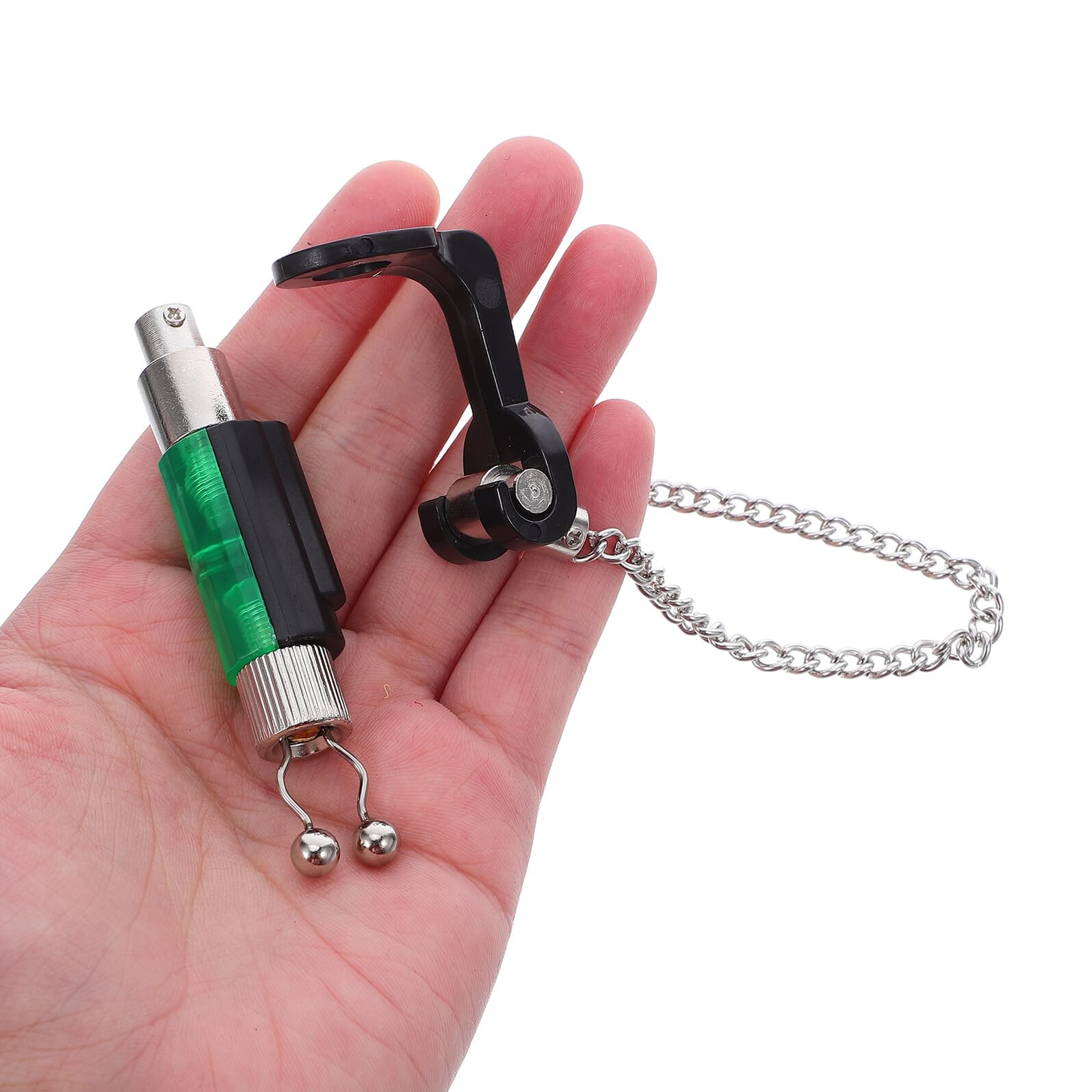 4 Pezzi Indicatori Allarme Pesca Senza Luce con Clip Swingers Tensionatori per Canna da Pesca Accessori Resistenti e Silenziosi per Pescatori da Fiume e Outdoor
