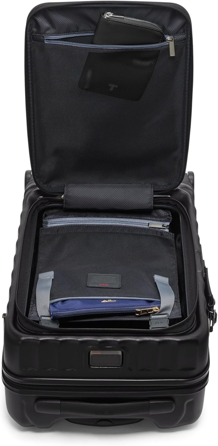 TUMI - 19 Degree Front Access - 4 Wheeled Expandable Carry-On - Black Texture