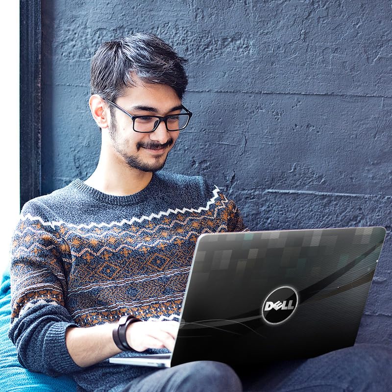 Image of Galaxsia DSGN 304 Full Body Laptop Skin Bubble-Free| Laminated & Removable | HD Quality Sticker for Laptops Upto 15.6 Inches Compatible with DELL